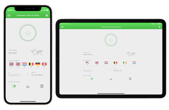 Aplikacja PIA VPN na iPhone'a i iPada