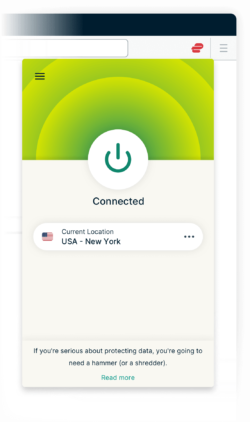 L'estensione per Firefox di ExpressVPN