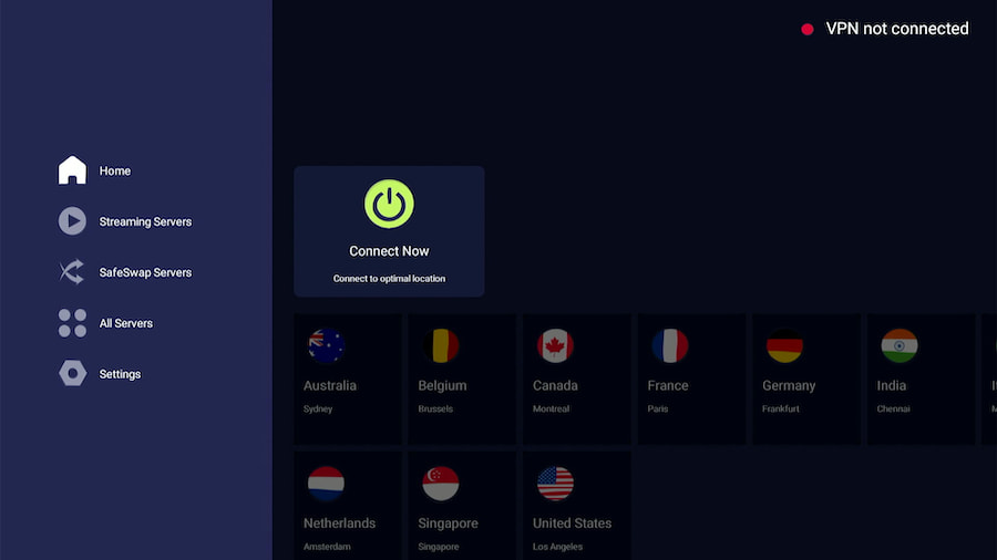 Atlas VPN's Fire TV app