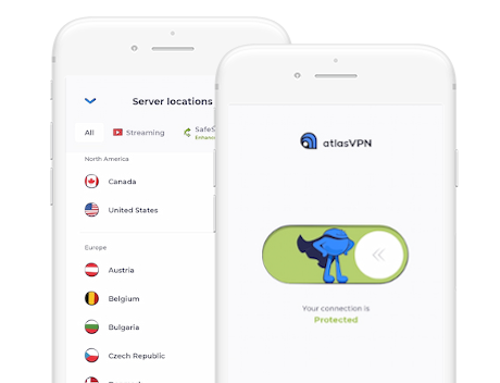 Atlas VPN mobile app
