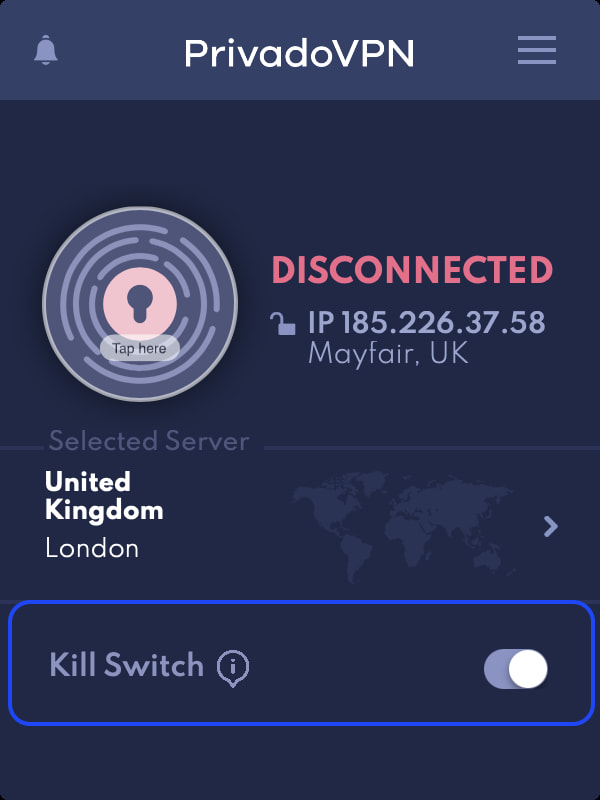 PrivadoVPN Kill Switch