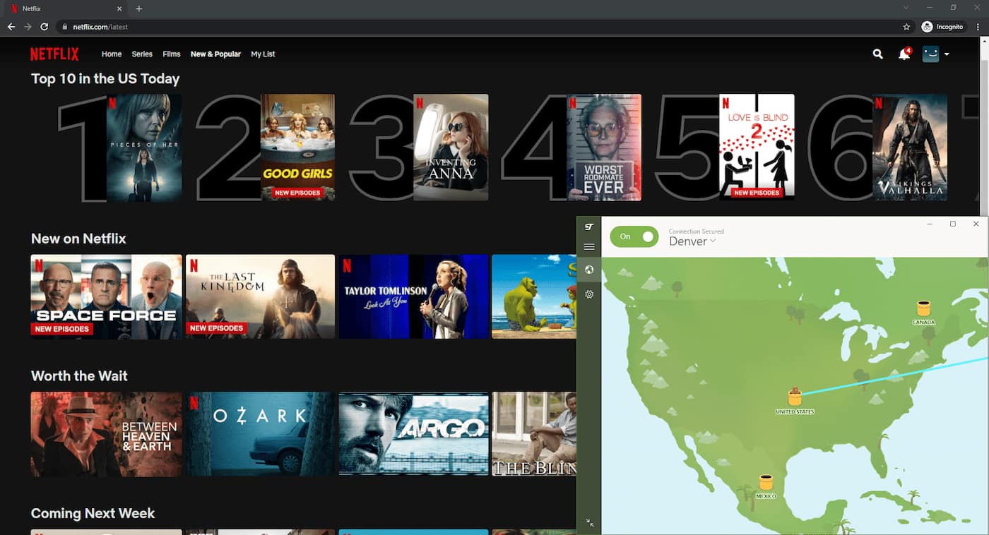 TunnelBear US Netflix Test