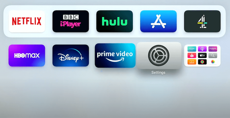 Opening Settings on tvOS