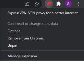 Hpw to remove ExpressVPN's extension from Chrome