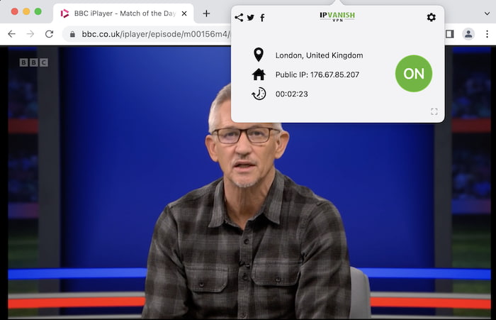 Utilizar IPVanish para hacer streaming de BBC iPlayer