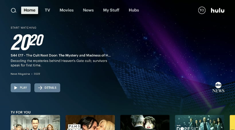 Unblocking Hulu on tvOS using Surfshark Smart DNS