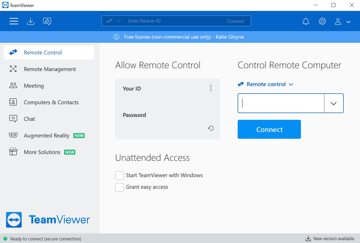 Λογισμικό Remote Desktop TeamViewer