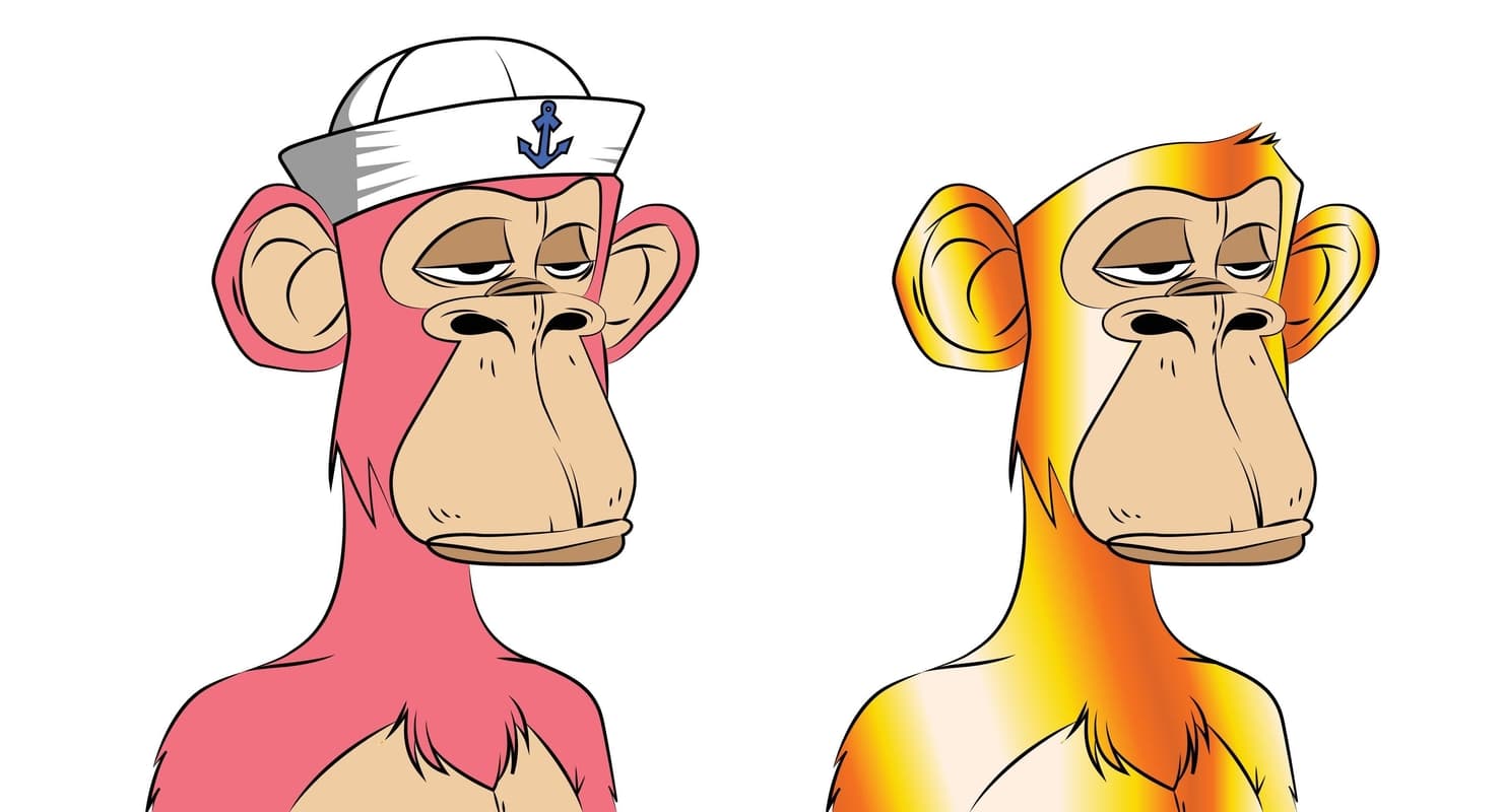 Cybercrime Statistics Report: header image showing Bored Ape Yacht Club NFT illustration