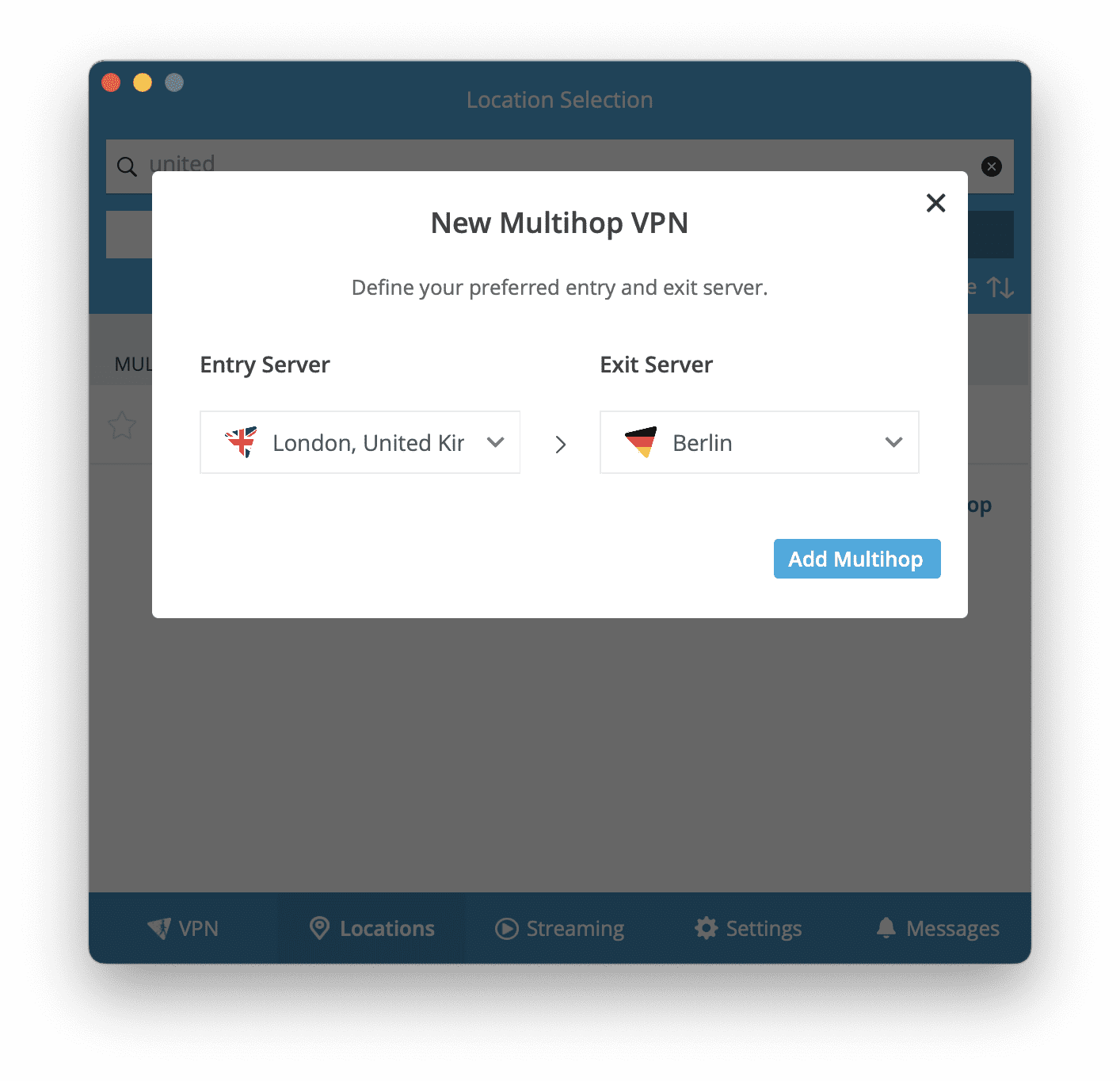 Hide.me Multihop 