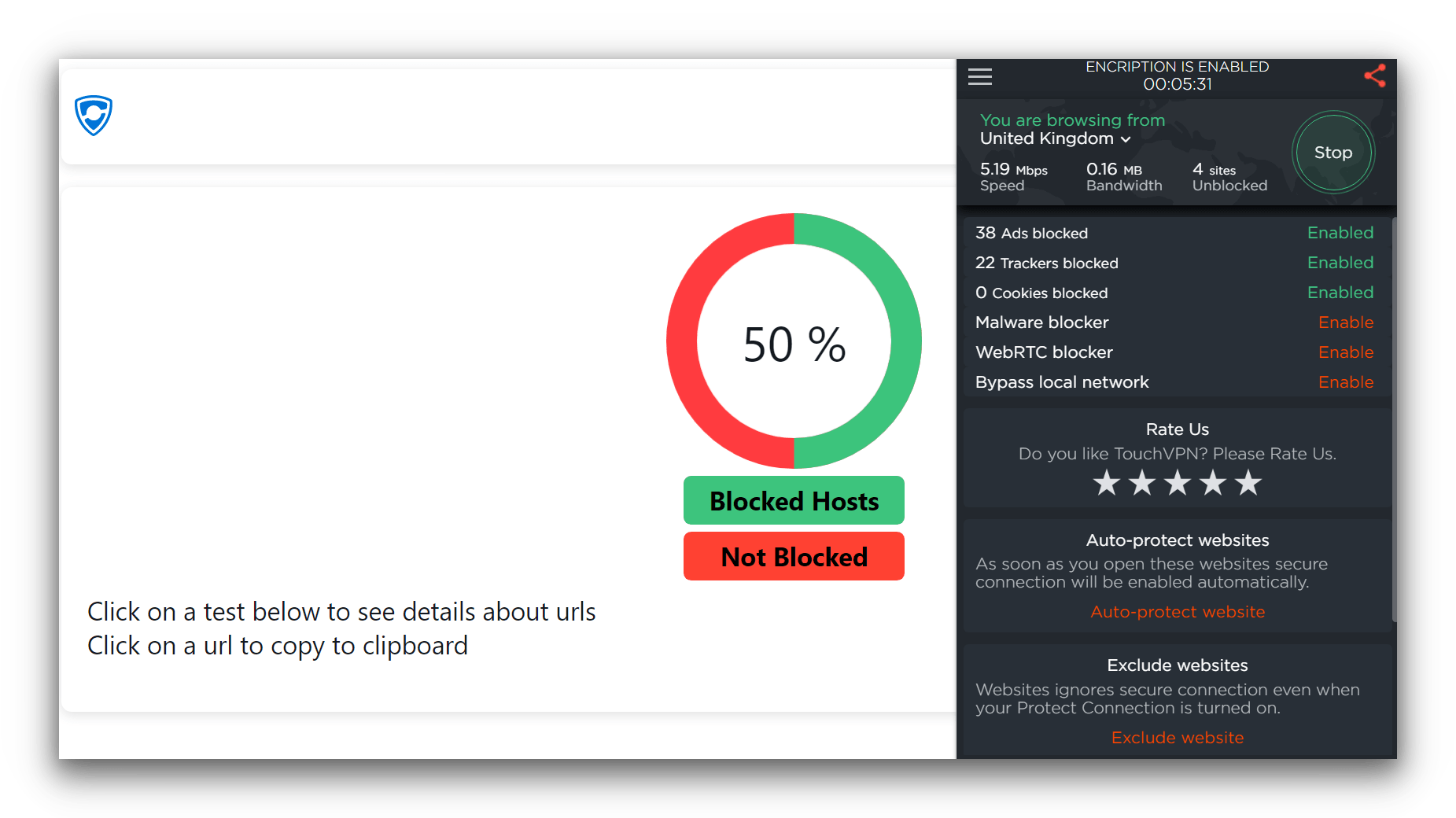 هل تلمس VPN chrome امتداد آمن؟