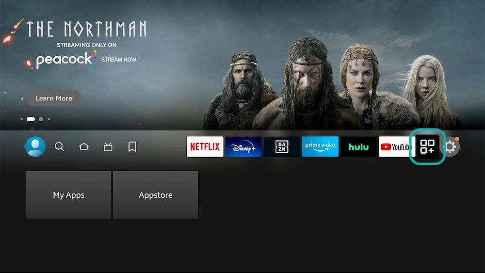 Πού να βρείτε το κουμπί Ρυθμίσεις στην Fire TV