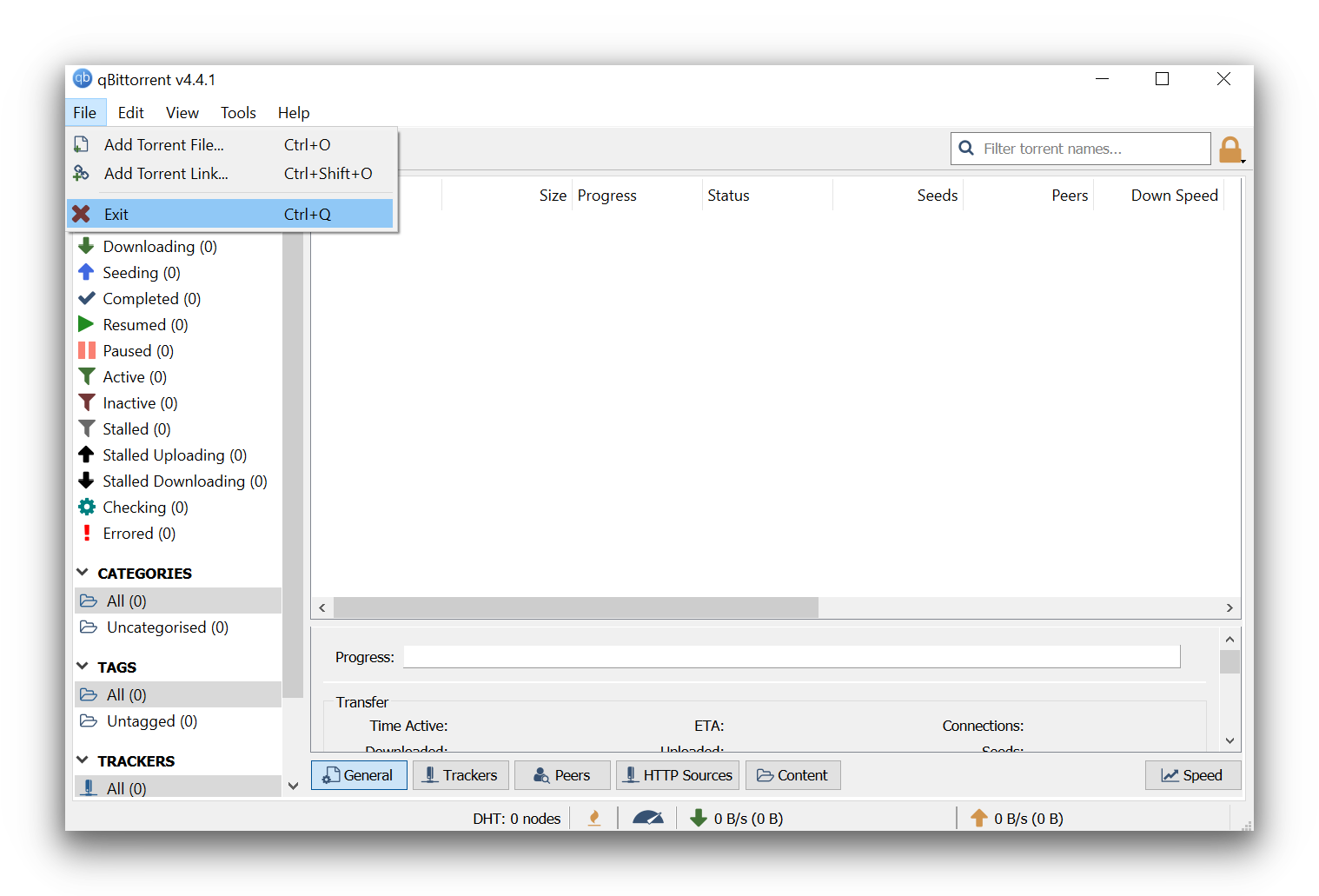 How to close down qBittorrent correctly