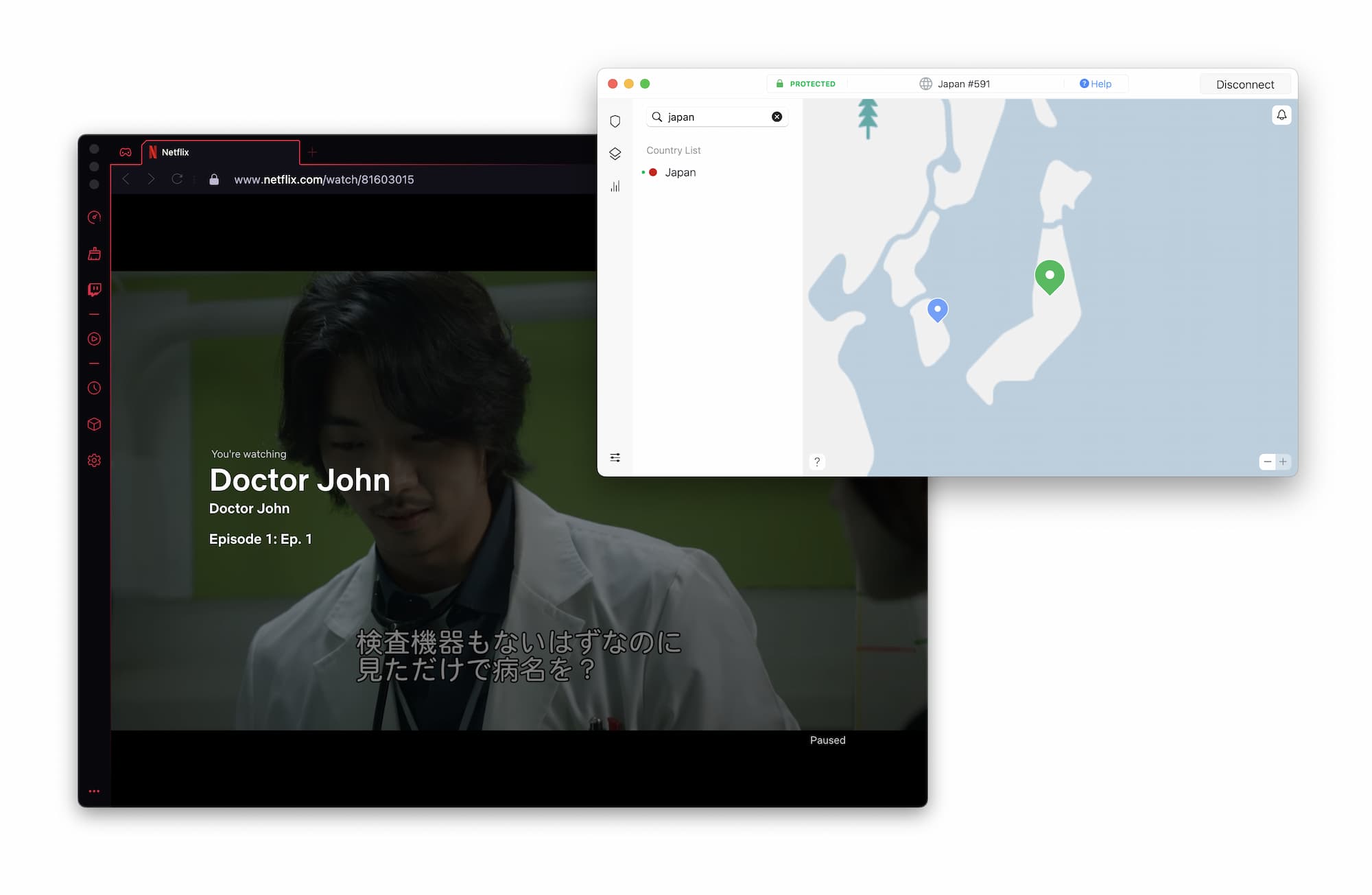 Streaming di Netflix Giappone con NordVPN
