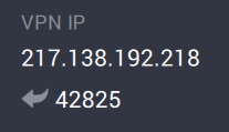 Exemple de numéro de port ouvert