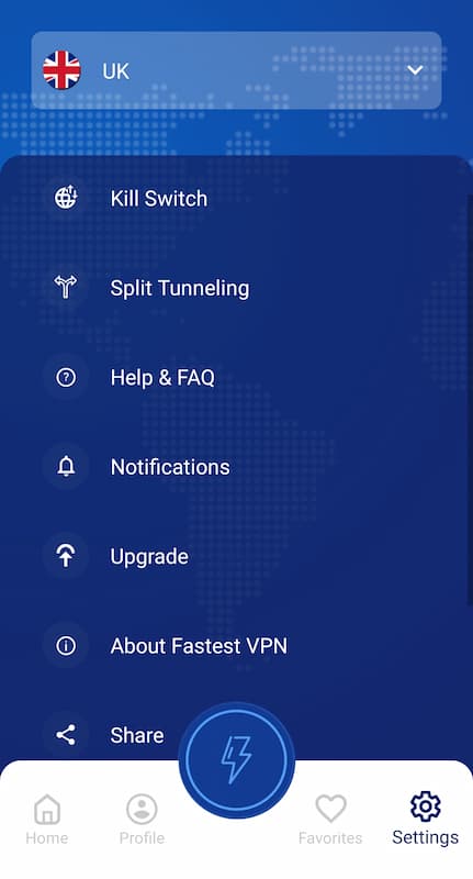 FastestVPN iOS App