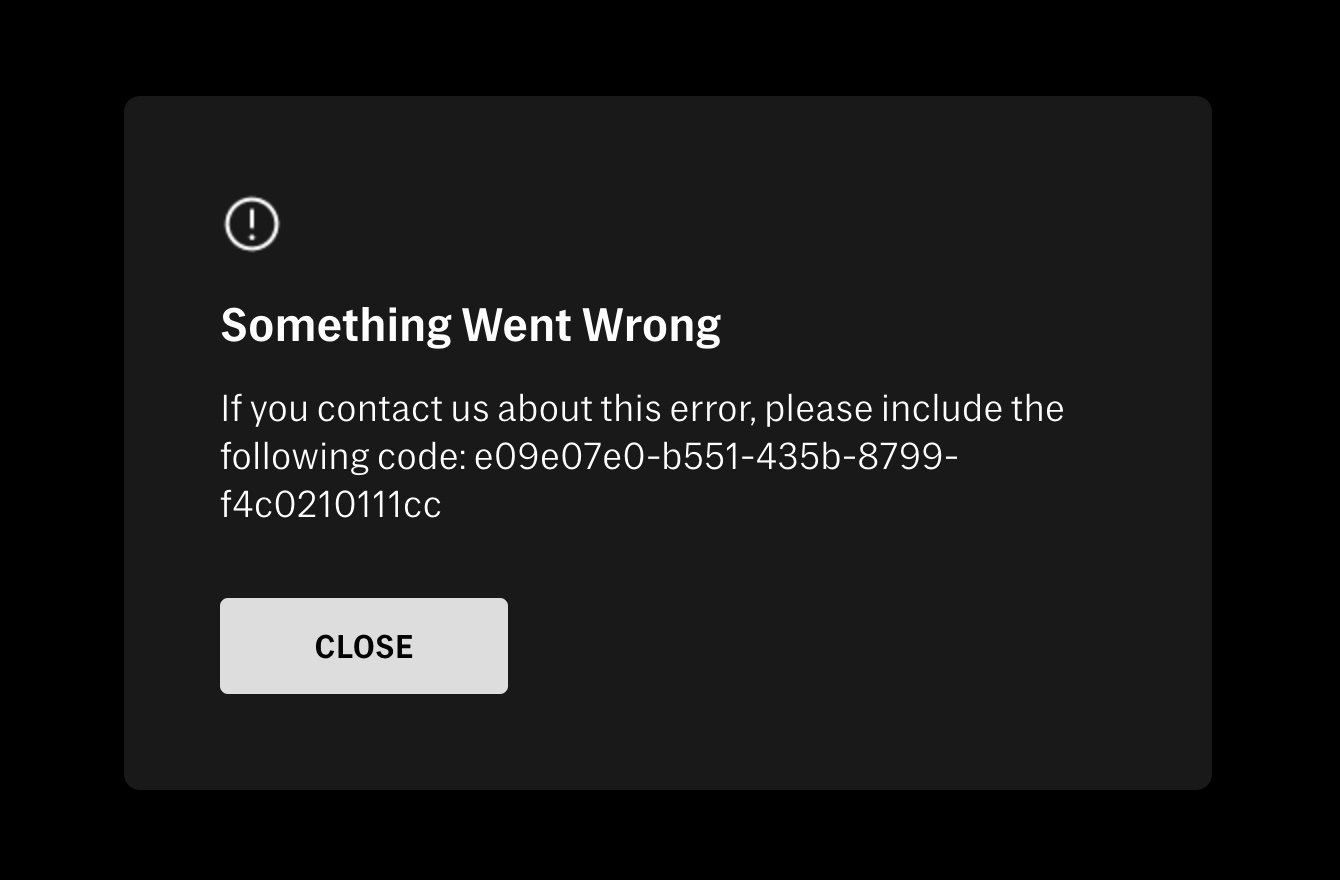 HBO Max cryptic error code while using a VPN
