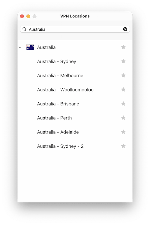 ExpressVPN's Australian Servers