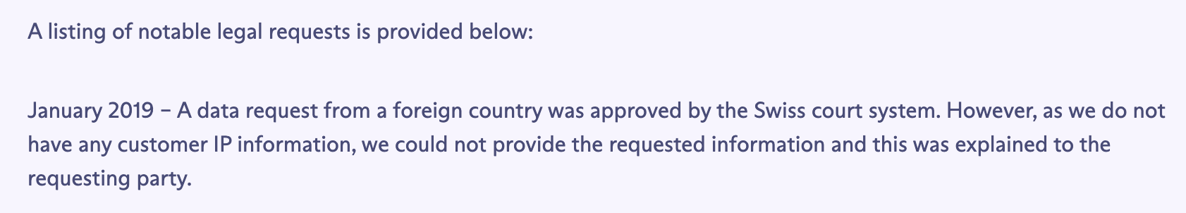 Proton VPN's website. 