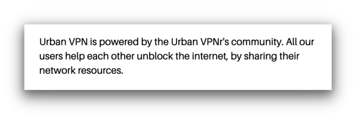 Urban VPN's website