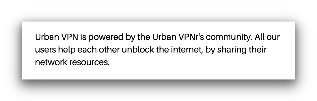 Strona internetowa Urban VPN