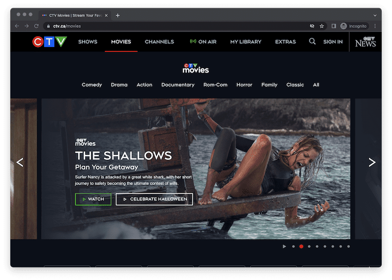 CTV Free Movie Streaming Sites