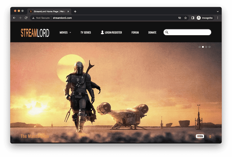 StreamLord Free Movie Streaming Site
