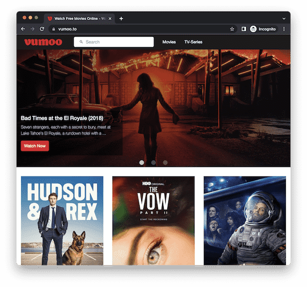 Vumoo Free Movie Streaming Site
