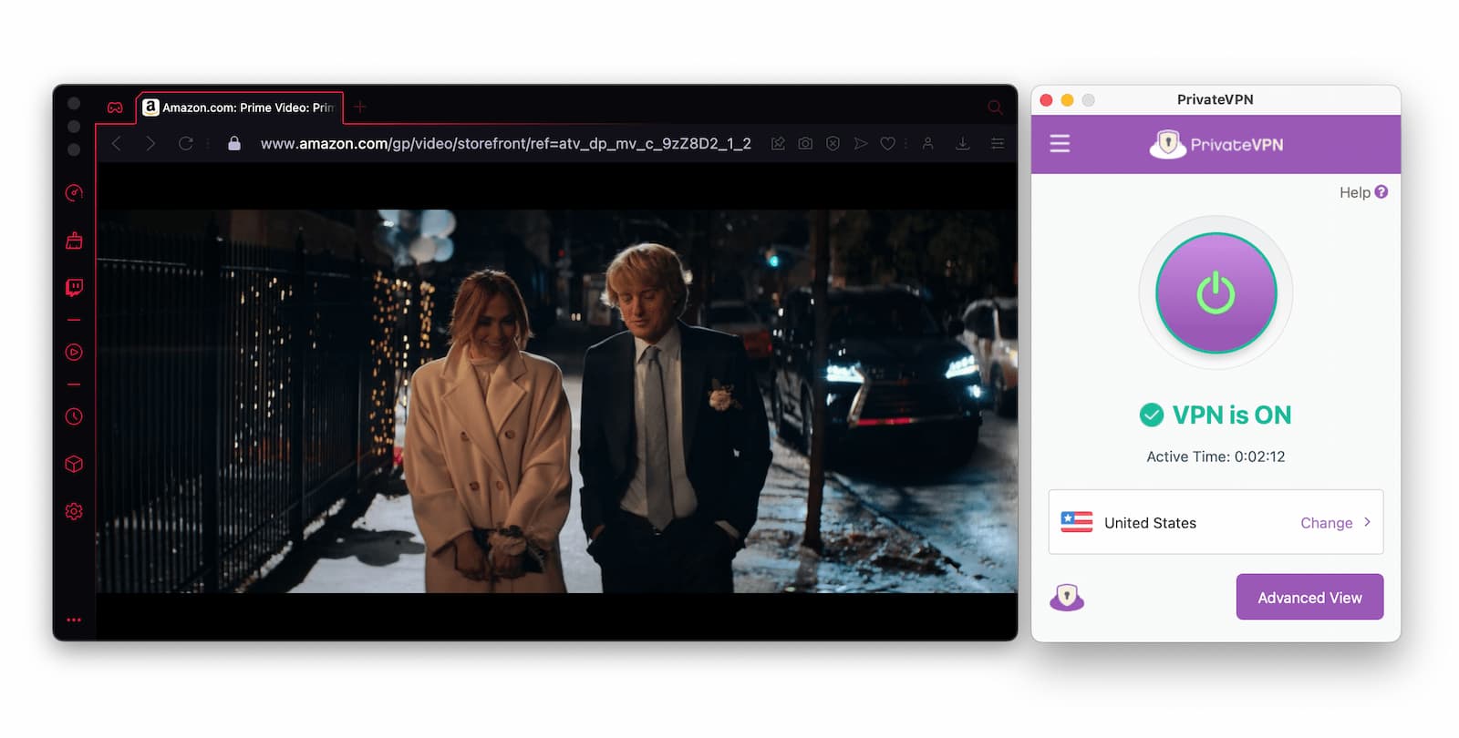 PrivateVPN Amazon Prime Video US