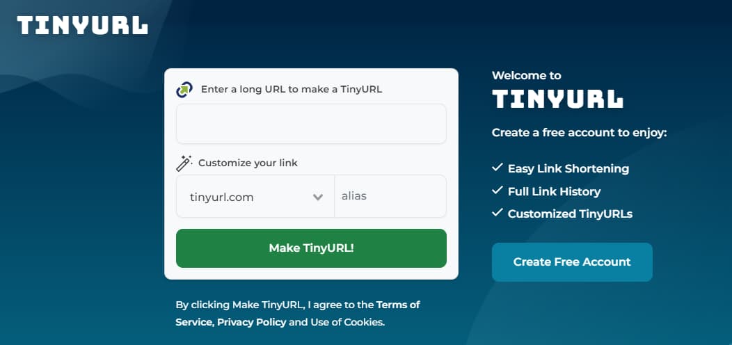 TinyURL è un esempio di abbreviatore di URL