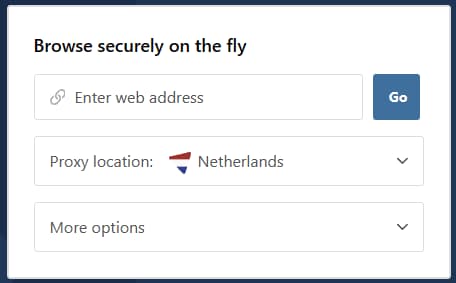 Der Web-Proxy von Hide.me