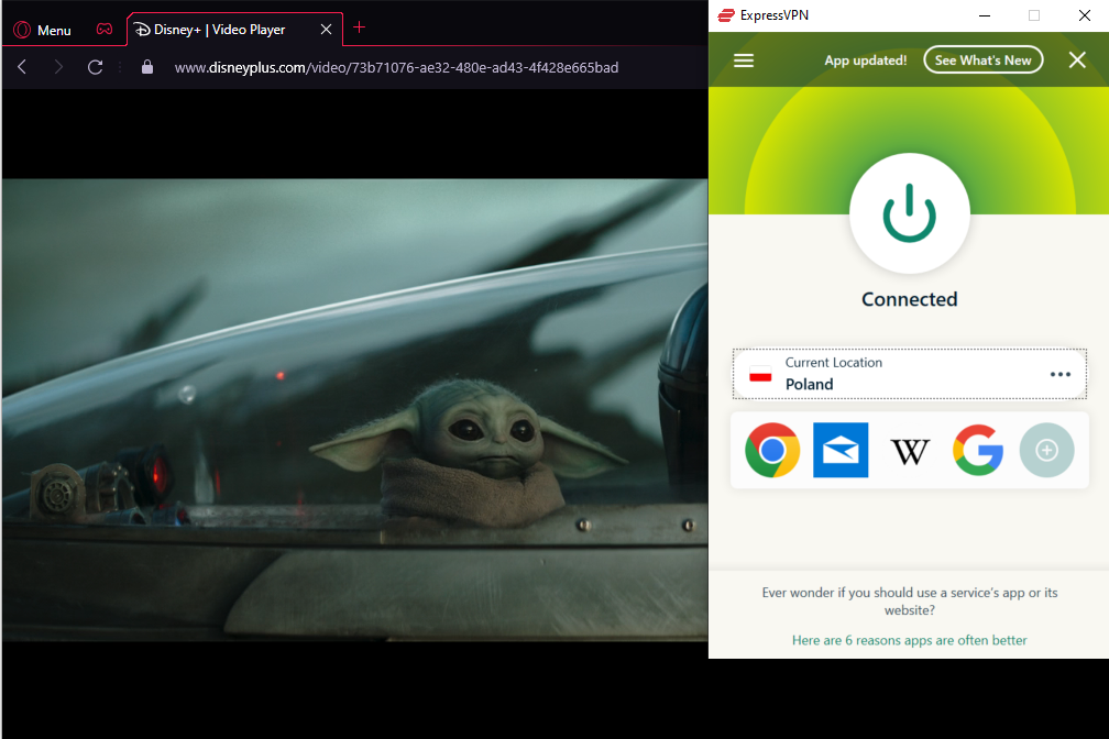 ExpressVPN odblokowuje Disney+ oraz Star