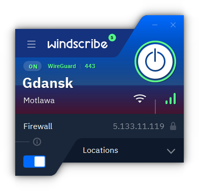 Serwer Windscribe w Polsce