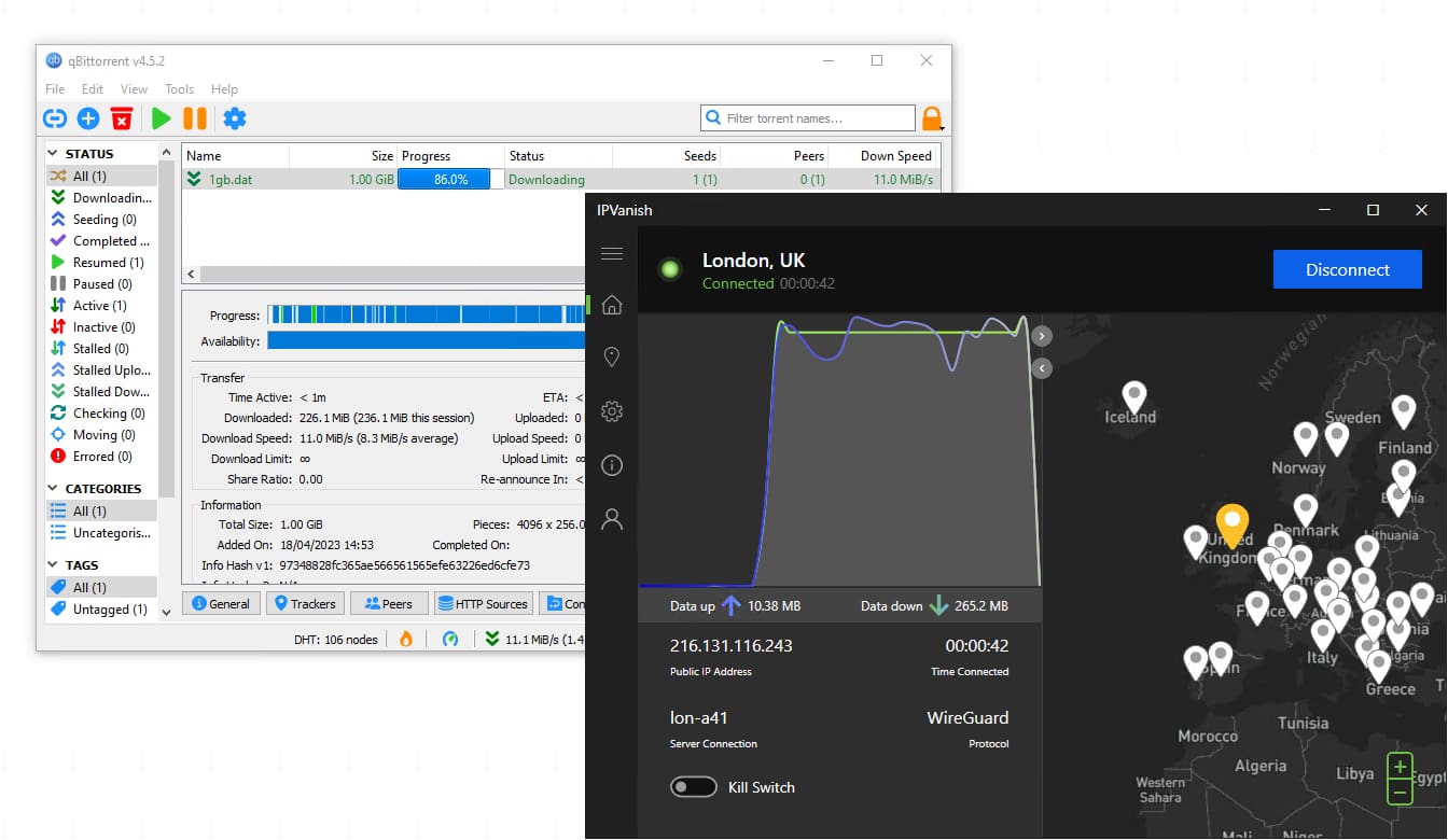 Baixando torrent de forma anônima com a IPVanish