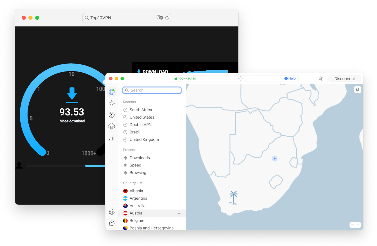 Testare la velocità di Internet di NordVPN utilizzando il nostro strumento di test della velocità proprietario