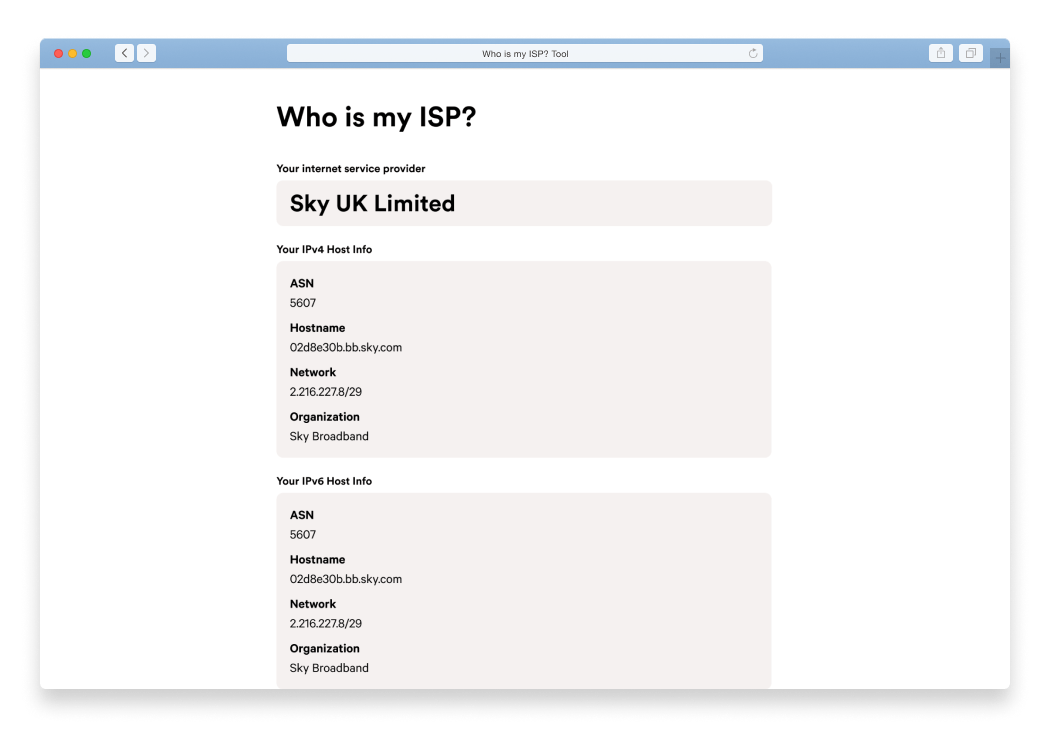 Who is my isp how to check your isp why it matters