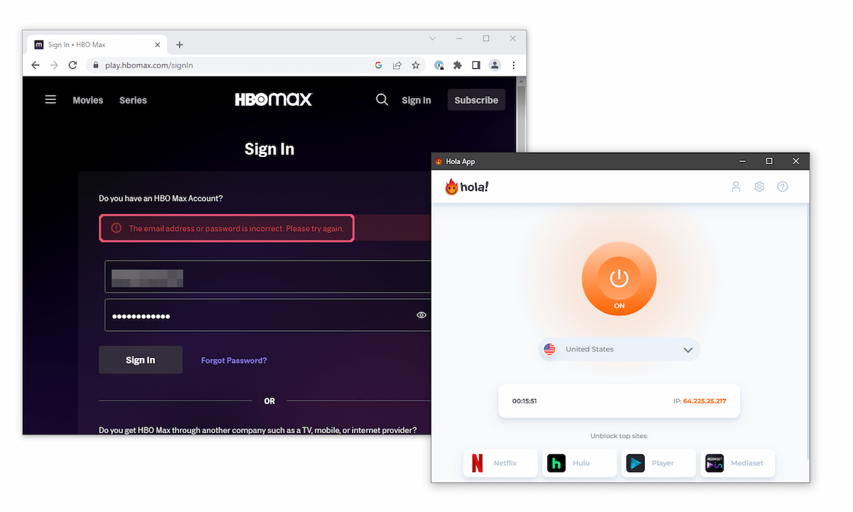 Sblocco di HBO Max con Hola VPN