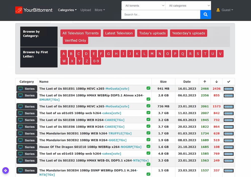 x1337x.eu competitors and top 10 alternatives