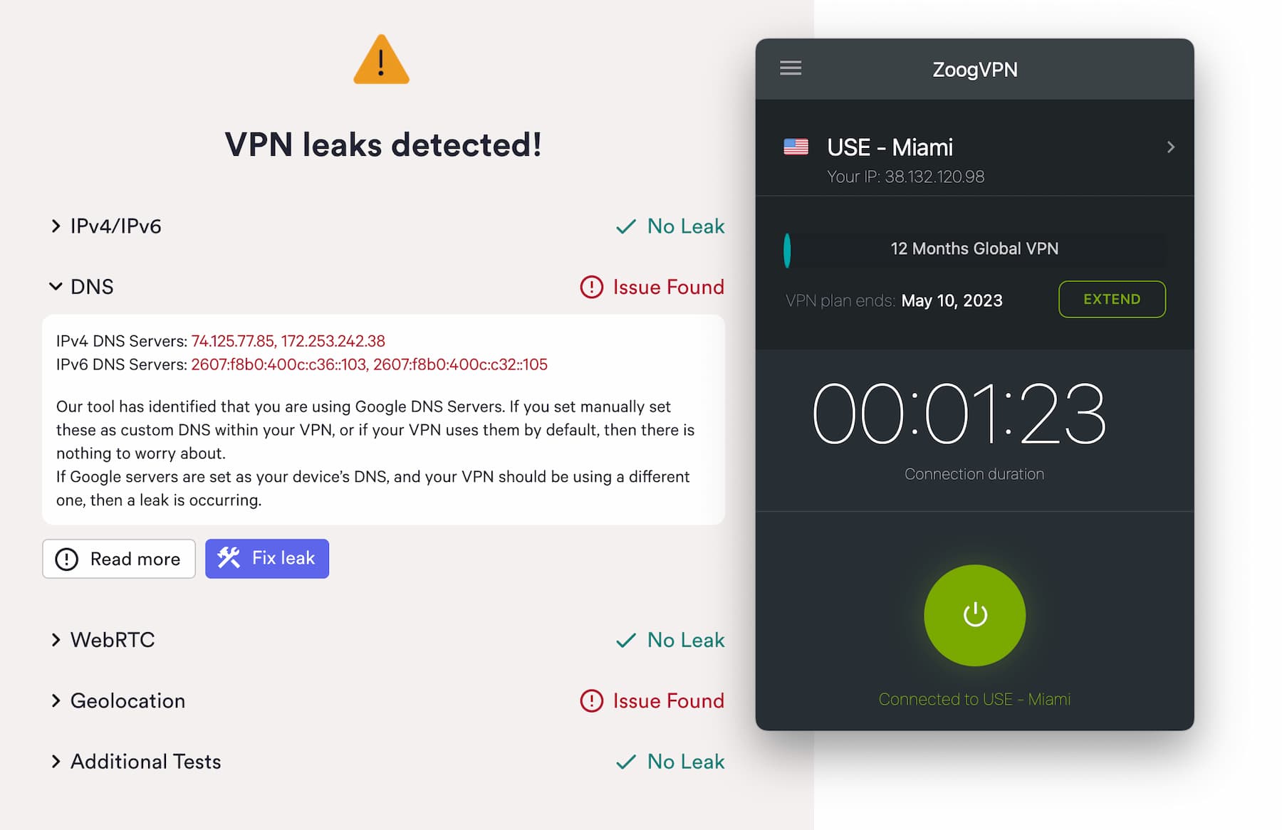 Zoog vpn not connecting