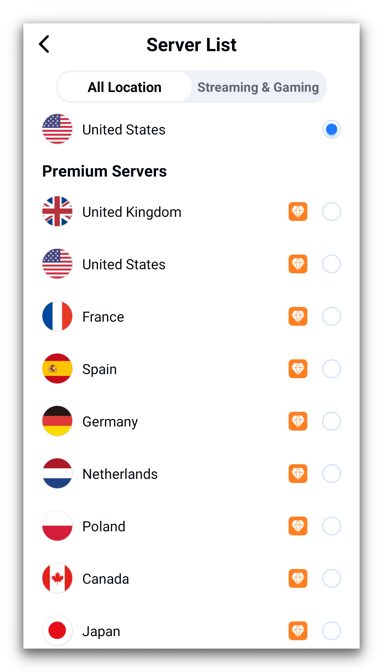SkyVPN on Android.