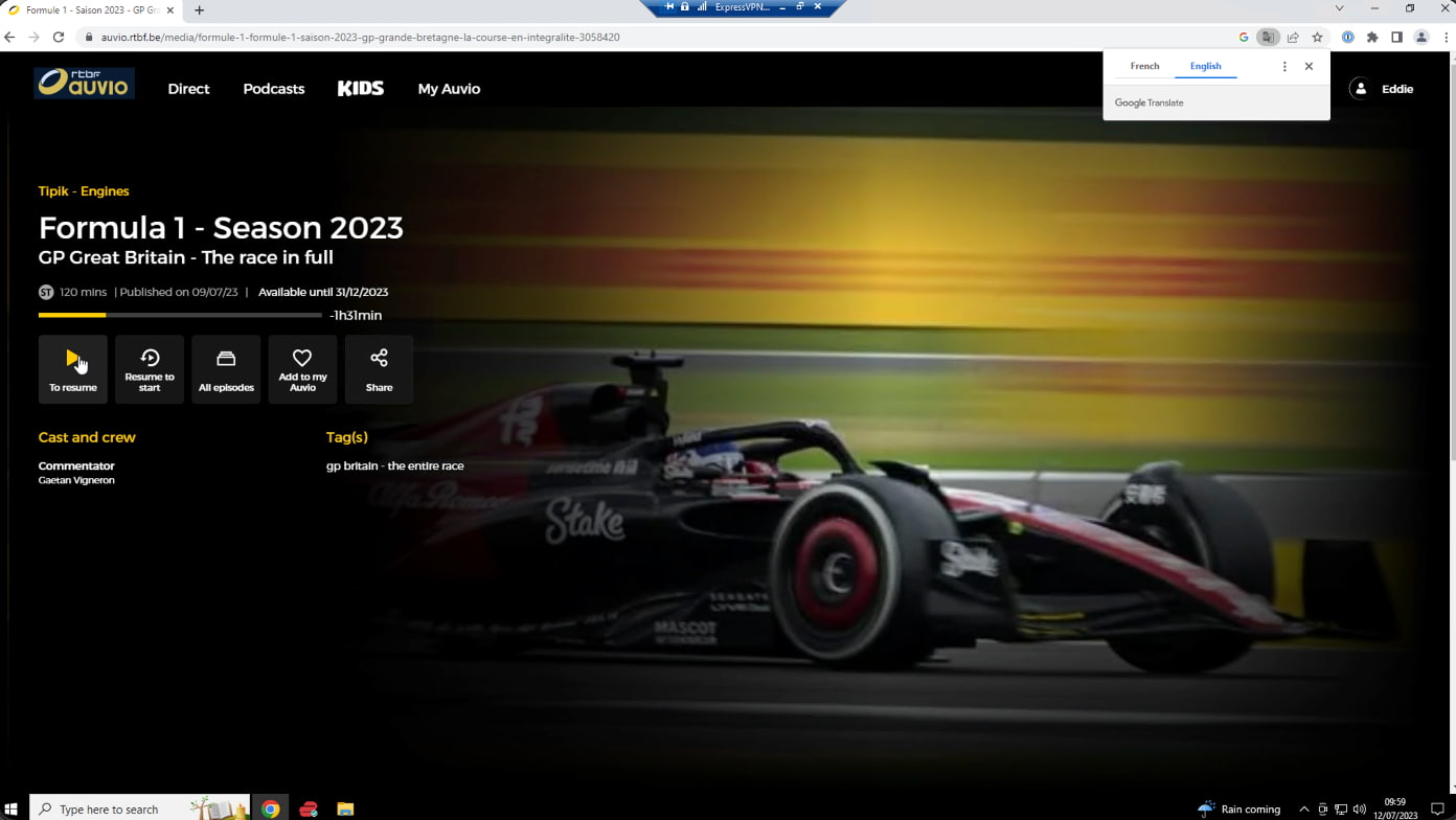 best f1 streaming sites