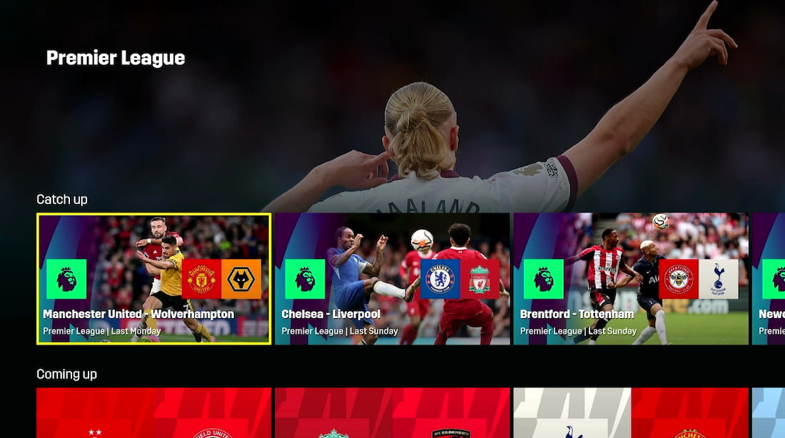 DAZN Spain showing Premier League on Firestick