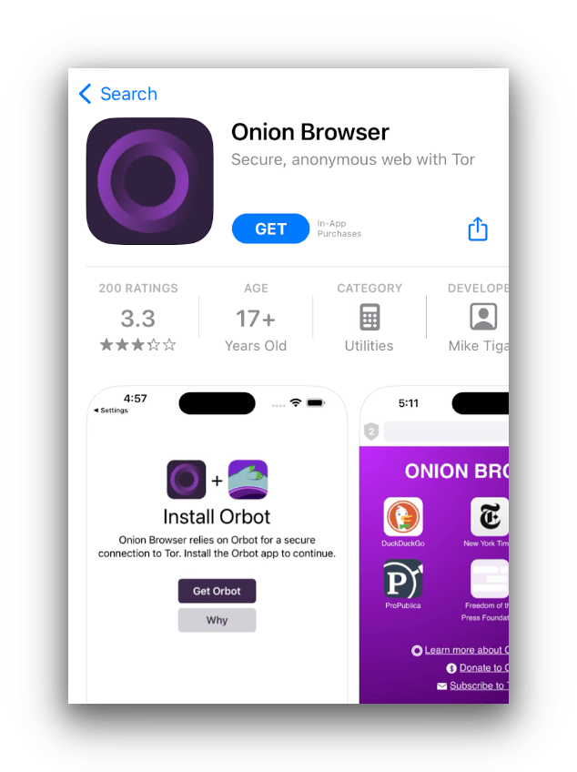 Onion Browser on the App Store