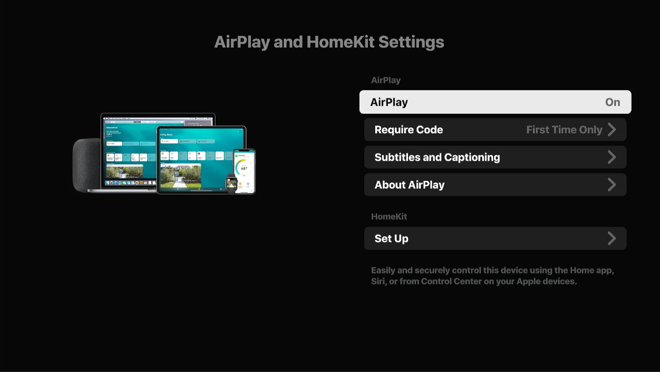 AirPlay enabled on Roku