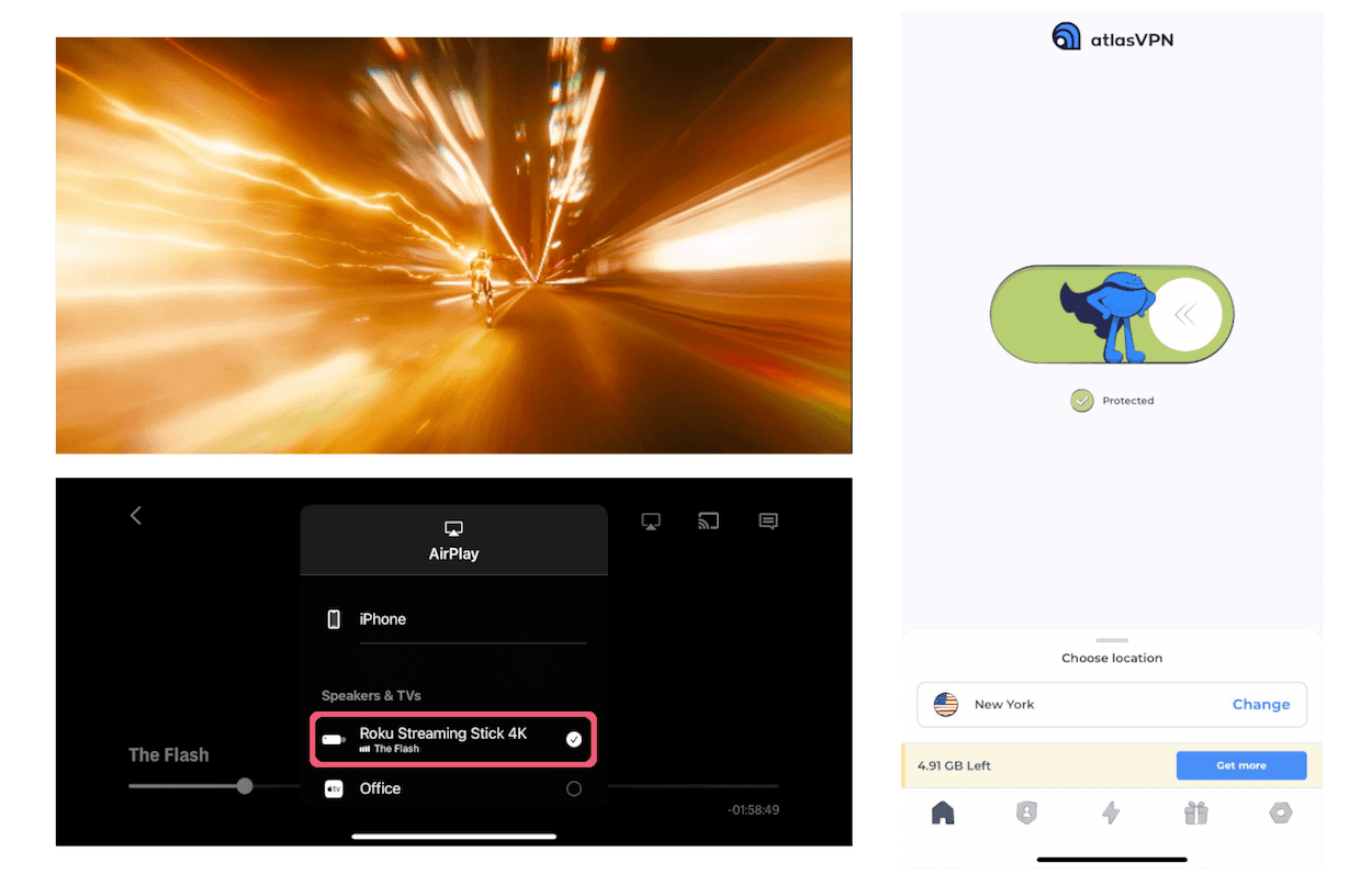 Unblocking Max on Roku with Atlas VPN