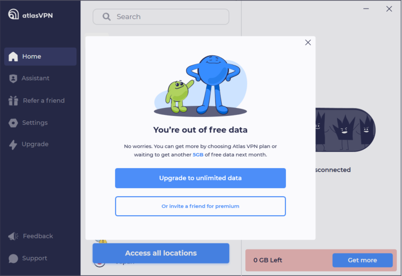 Download free VPN with no data limits