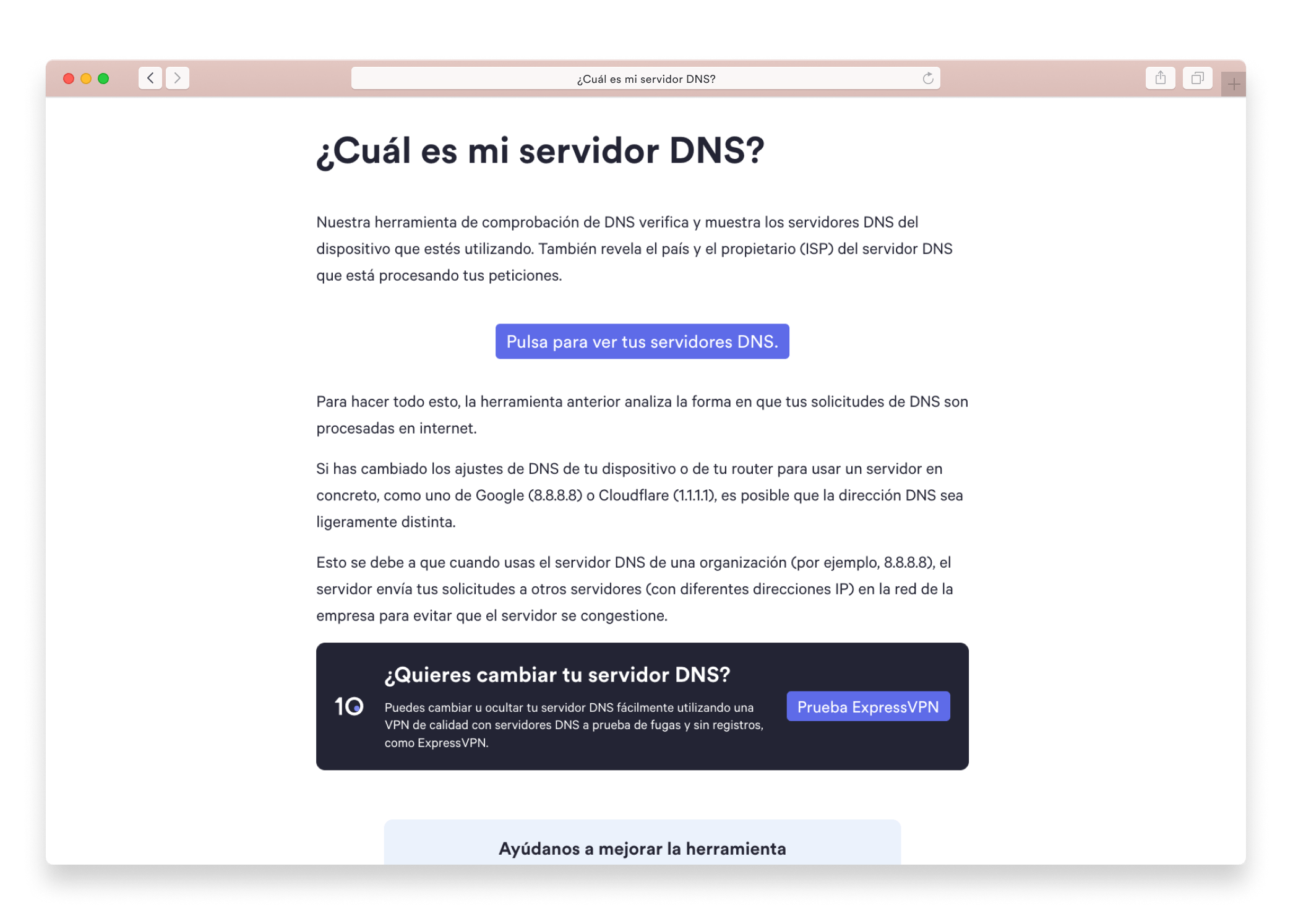 ¿Cuál es mi servidor DNS?