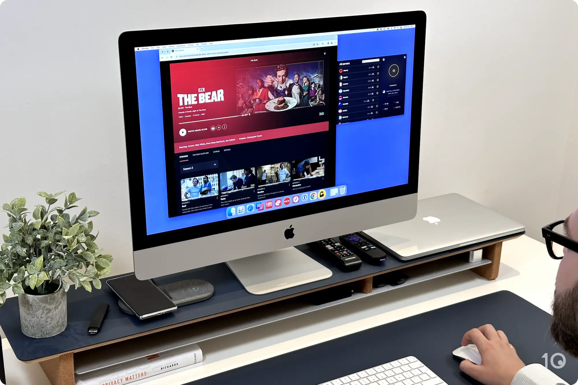 CyberGhost mit Hulu auf macOS