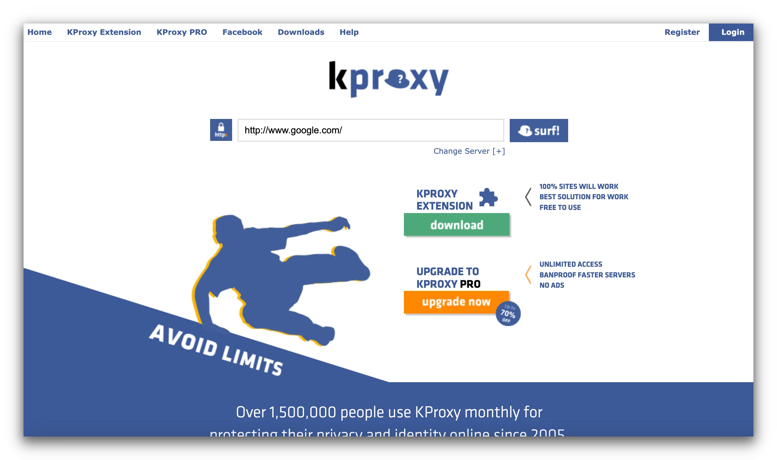 KProxy 主屏幕