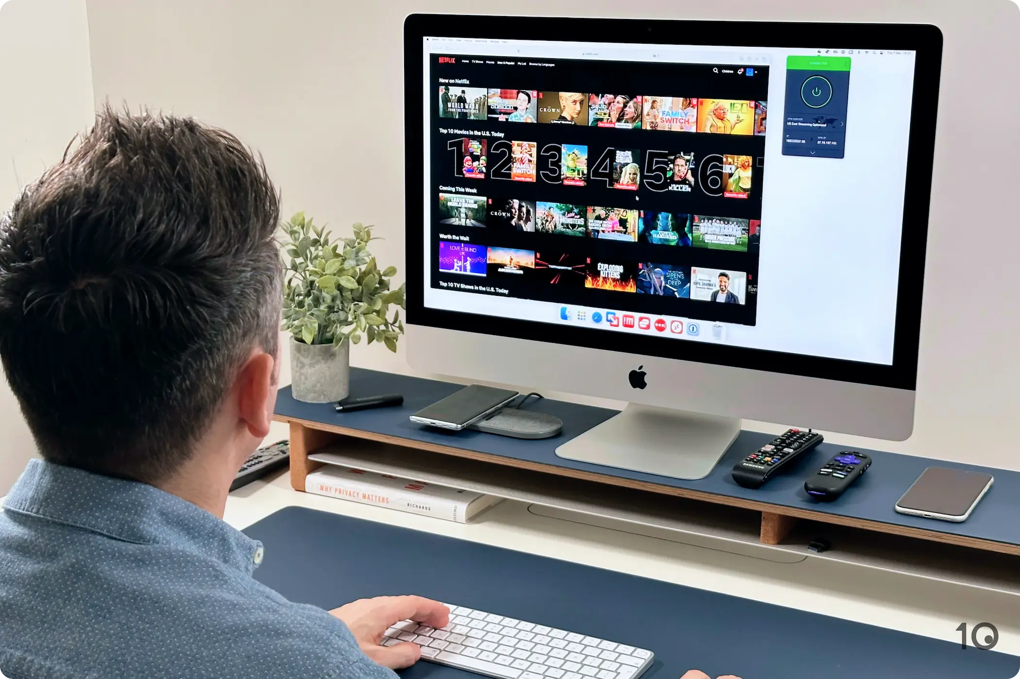 PIA met Netflix op macOS