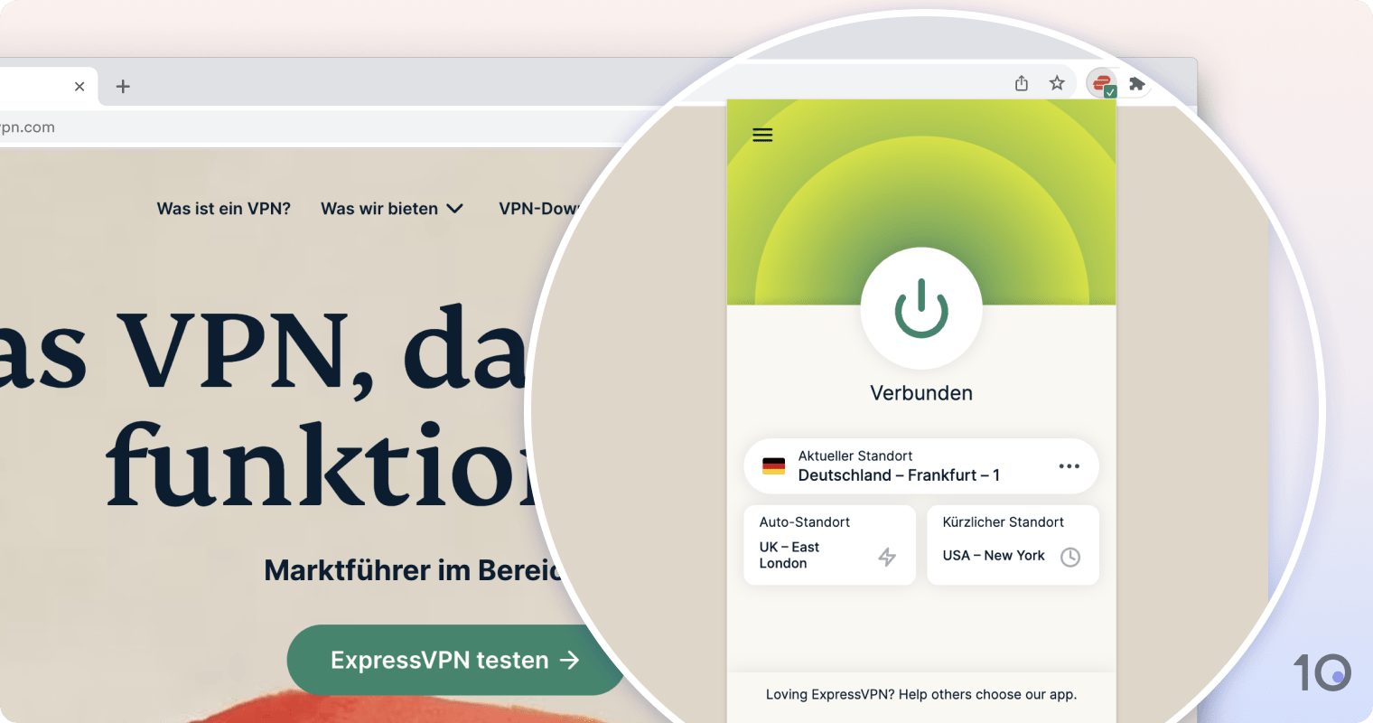 Die Chrome-Extension von ExpressVPN